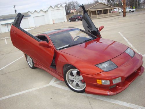 1990 300zx custom kit lambo doors t tops leather nice no reserve