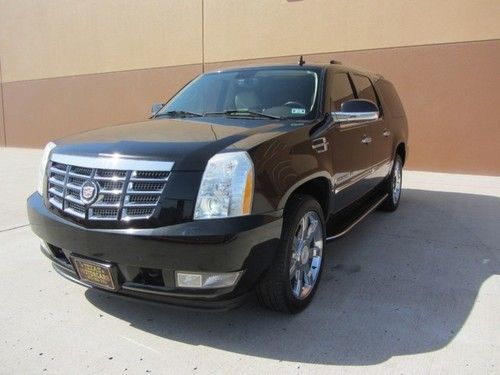 2007 cadillac~escalade~esv~awd~nav~roof~2tv~hid~htd/cold lea~4 capt~22s~1owner