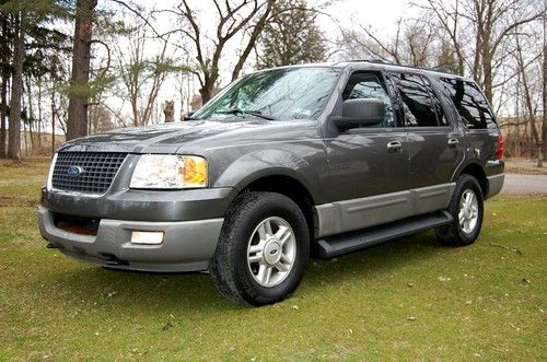 2003 ford expedition xlt, 4 wd, leather, moonroof, power 3rd row no reserve, cd