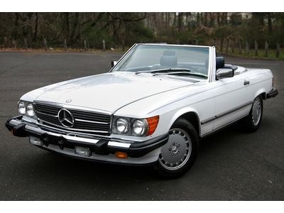 1988 mercedes benz 1 owner 31k mi rear seat option convertible v8 collectible