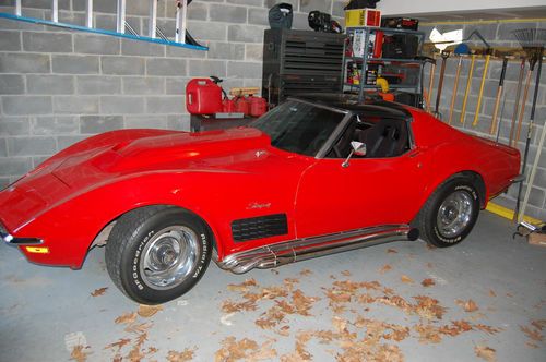 1972 corvette stingray t-top, 3rd owner 88678 original miles