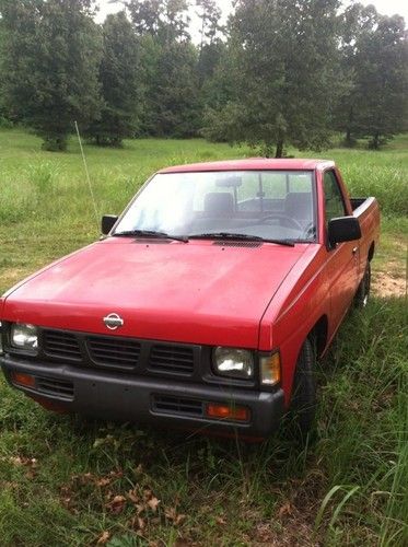 1994 xe nissan pickup, red, automatic transmission!
