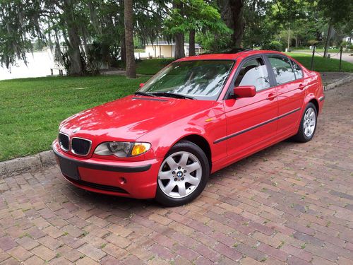 Red 325i premium pkg,cd,roof,wheels,automatic,no reserve bank repo