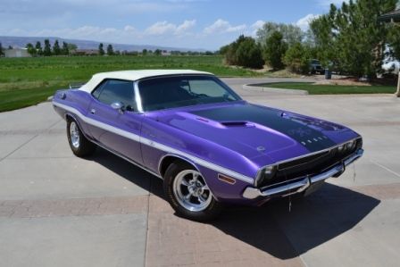1970 r/t convertible plum crazy numbers match!
