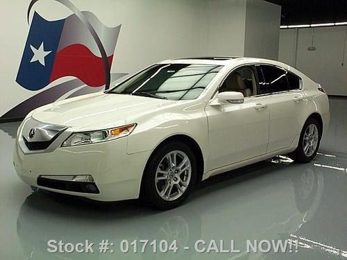 2009 acura tl heated leather sunroof xenons only 48k mi texas direct auto