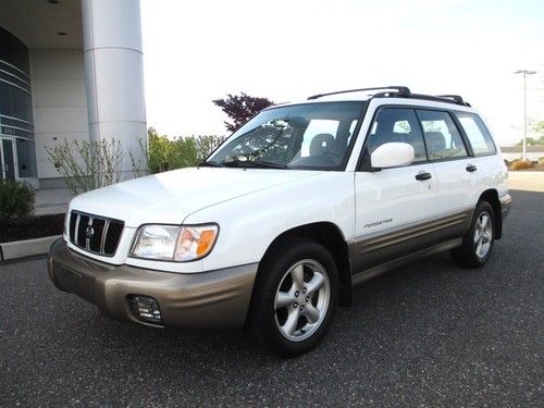 2002 subaru forester s awd 5 speed white super clean