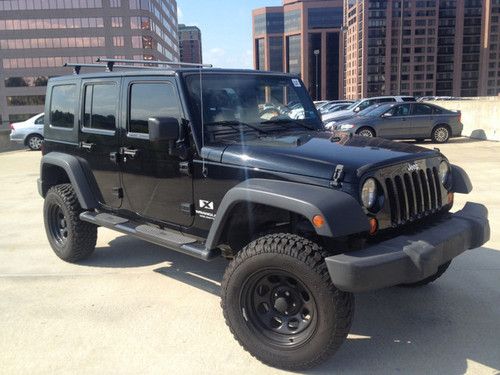 Wrangler 4 door lifted 3 piece hardtop 4wd touchscreen oversized wheels &amp;tires