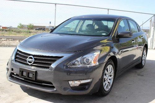 2013 nissan altima 2.5 damaged salvage runs! loaded economical only 4k miles!!