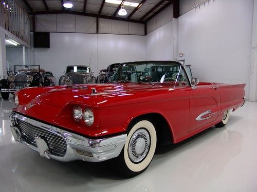 1959 ford thunderbird convertible, believed to be 1 owner with only 17,821 miles