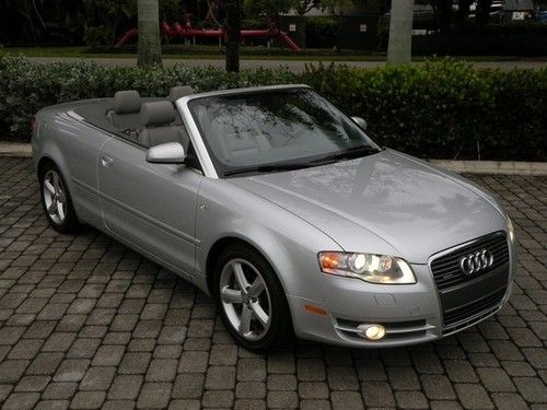 07 a4 3.2 quattro convertible automatic leather convenience pkg bose fl owned