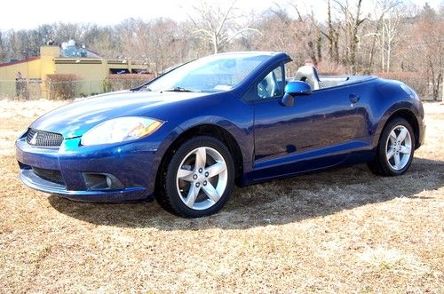 2009 mitsubishi eclipse gs convertible, 5 speed manual trans, power top, htd sea