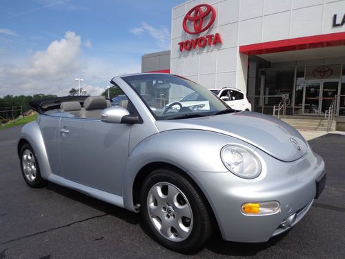 2003 volkswagen new beetle gls convertible 2.0l 4 cylinder heated leather video