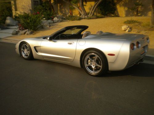Find used 2003 corvette convertible silver 50th ... Find used 2003 corvette convertible silver 50th ...