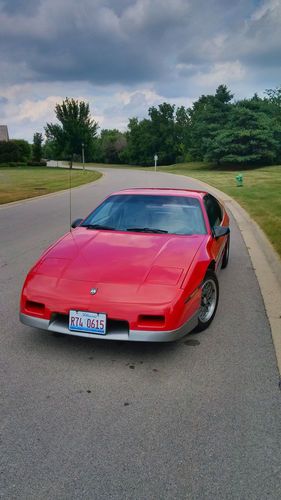1986 pontiac fiero gt - 2nd owner - 90k miles - beautiful inside and out!