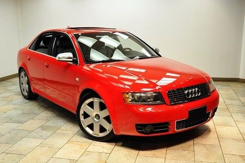 2005 audi s4 red/black navigation 6speed serviced