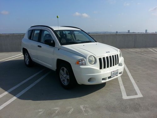 2008 jeep compass white sport utility 4-door 2.4l