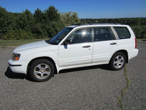 2003 subaru forester xs leather and panoramic sunroof