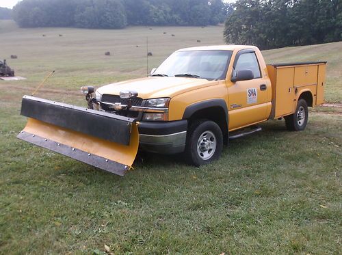 Find used 2003 chevy k2500 4x4 duramax utility bed meyers ... Find used 2003 chevy k2500 4x4 duramax utility bed meyers ...