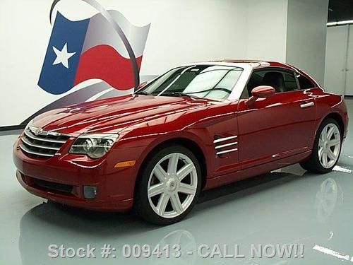2004 chrysler crossfire 6-speed htd leather xenons 46k texas direct auto