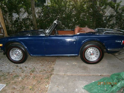 1972 triumph tr6 convertible no rust....clean..lowered reserve!!!