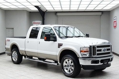 2010 ford f250 diesel 4x4 lariat fx4 sunroof heated leather rear camera