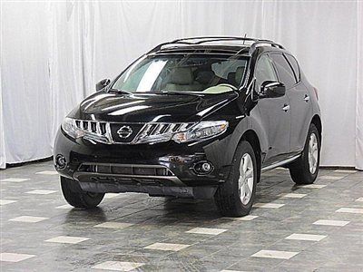 2010 murano sl awd premium 35k wrnty  xenon  camera panorama heated leather 4wd