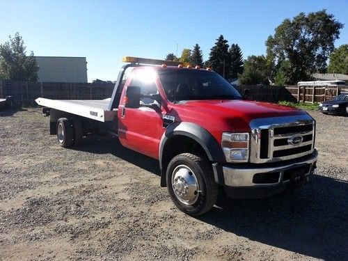 2008 ford f550  rollback tow truck with wrecker wheel lift  6.4 diesel xlt