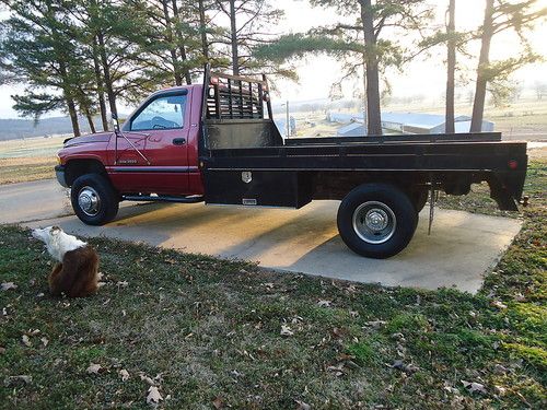 1999 dodge cummins diesel 3500 1 ton cab &amp; chassis 11 foot bed 2wd