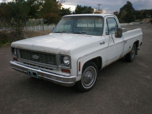 1973 chevrolet c-10 1/2 ton pickup truck 454 v8 engine th400 automatic low miles
