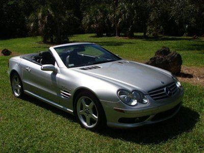 2005 mercedes sl55,well kept,1-owner,carfax certified,navi,amg,runs great,no res