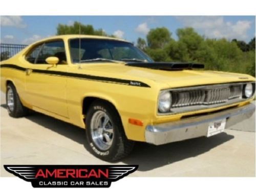 72 dodge duster 340 lemon twist yellow/black auto ps pb