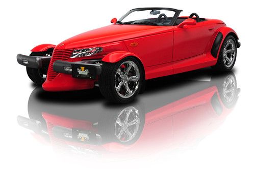 6,552 actual mile plymouth prowler roadster + trailer