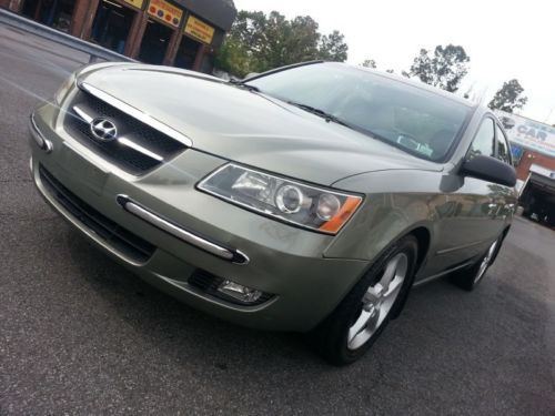 2007 hyundai sonata limited - heated leather - loaded -67k miles no reserve!