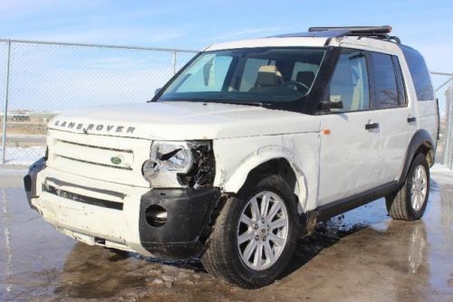 2008 land rover lr3 damaged salvage fixer 4wd low miles nice unit export welcome