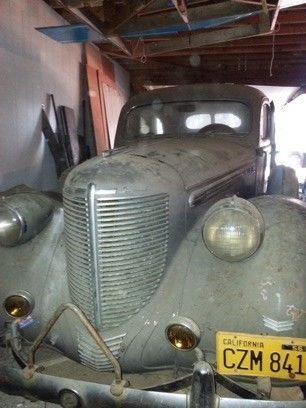 1938 chrysler imperial sedan--garage stored since 1956