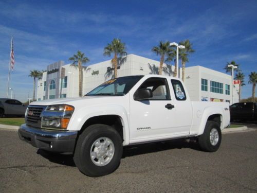 05 4x4 4wd white automatic 3.5l i5 extended cab pickup truck
