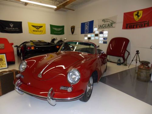 1960 porsche 356 cabriolet with hard top two owners from new celebrity owned.