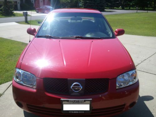 2006 nissan sentra s sedan 4-door 1.8l special edition!! red color