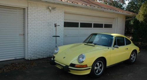 1973 911t coupe light yellow, well documented, no rust