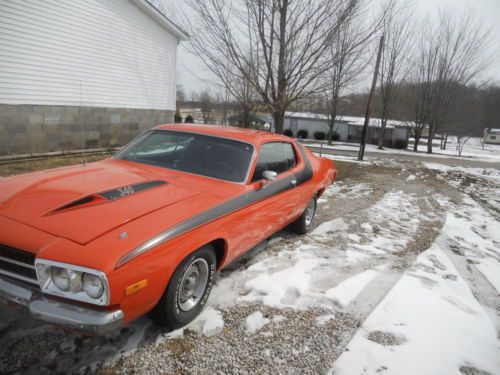 1973 plymouth road runner, car is in great shape for the age