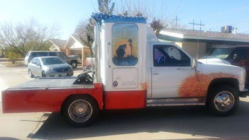 1991 gmc dually custom with 18 wheeler sleeper