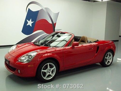 2005 toyota mr2 convertible auto leather soft top 79k! texas direct auto