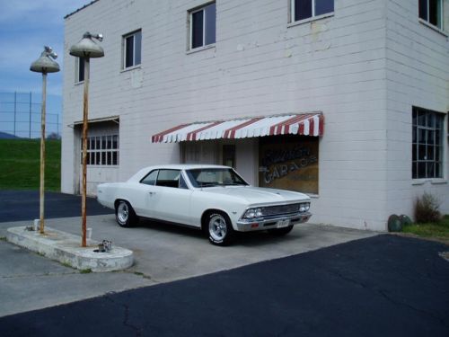 1966 chevrolet malibu. numbers match. 4 speed. a/c. frame off restored.