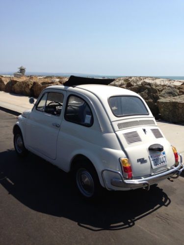 1971 fiat 500l restored and shipped from italy to california