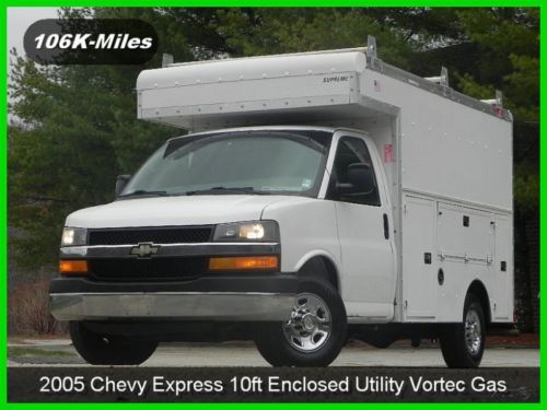 2005 chevy express cutaway enclosed utility van 6.0l v8 vortec gas chevrolet ac