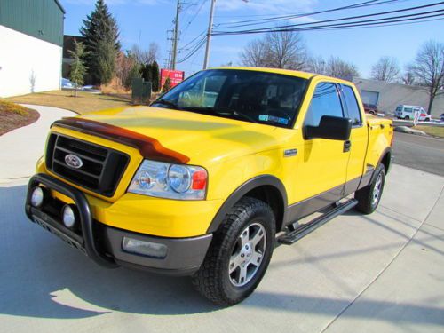 Lifted 4x4 ! fx4 off  road  step side ! serviced ! warranty ! yellow beauty ! 04