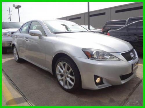 2011 lexus is 250 awd 4x4, 1-owner, only 22k miles, navigation, moonroof,