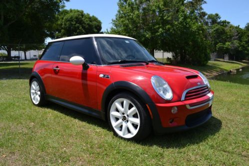 2003 mini cooper s coupe supercharged 6 speed chili red