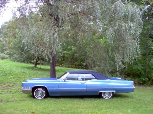 Beautiful 1969 caddy convertible. well maintained has been in family since 1971.