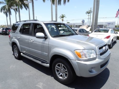 2006 toyota sequoia sr5 florida driven versatile sporty suv roof lthr! automatic